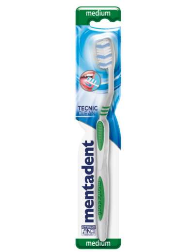 MENTADENT SPAZZOLINO TECNIC 3 MEDIO PZ 1