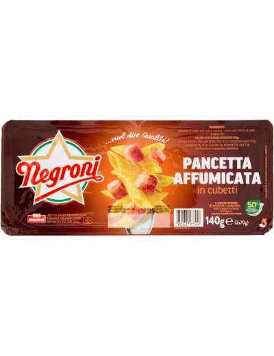 NEGRONI DADINI PANCETTA AFFUMICATA 2X70GR 140