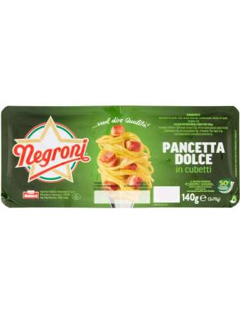NEGRONI DADINI PANCETTA DOLCE 2X70GR 140
