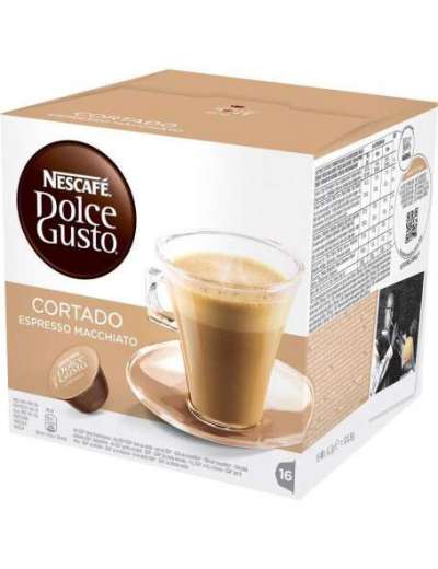 NESCAFE' CAPSULE X16 CORTADO DOLCE GUSTO GR 100