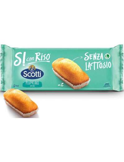 SCOTTI SI CON RISO PLUMCAKE SENZA LATTOSIO GR 190