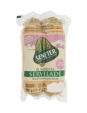 SENFTER WURSTEL SERVELADE GR 200