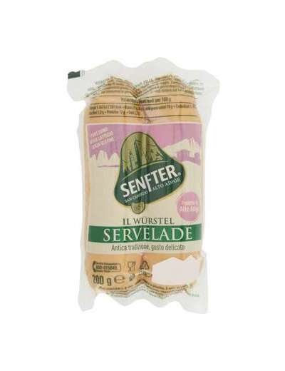 SENFTER WURSTEL SERVELADE GR 200