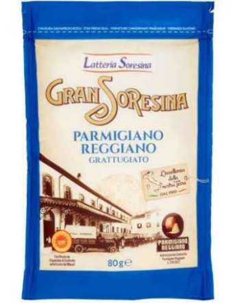 SORESINA PARMIGIANO REGGIANO GRATTUGGIATO GR 80