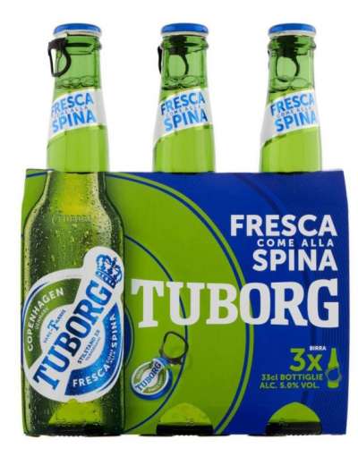 TUBORG BIRRA 3X33 CL