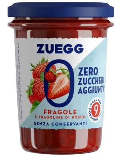 ZUEGG SENZA ZUCCHERO FRAGOLA CONFETTURA GR 220
