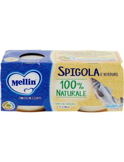 MELLIN 2X80 SPIGOLA OMOGENIZZATO VT GR 160
