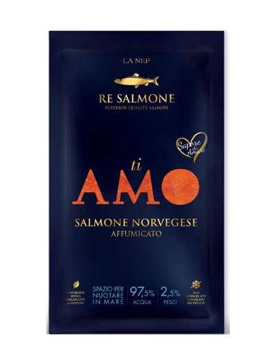 LA NEF RE SALMONE NORVEGESE FETTE GR 50