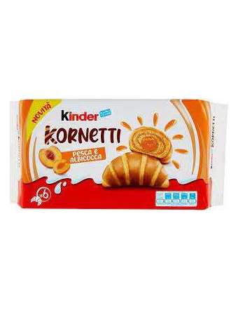 KINDER KORNETTI ALBICOCCA/PESCA GR 252