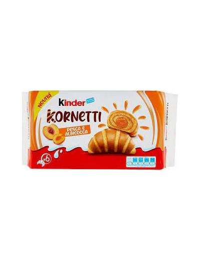 KINDER KORNETTI ALBICOCCA/PESCA GR 252