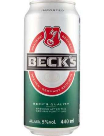 BECK'S BIRRA LATTINA LA CL 44