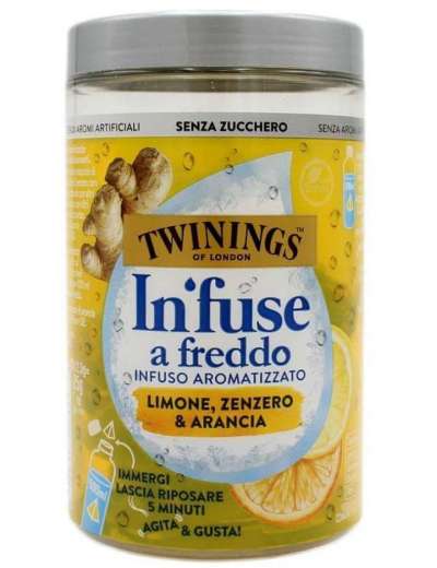 TWININGS INFUSO A FREDDO LIMONE ZENZERO ARANCIA 10F GR 25