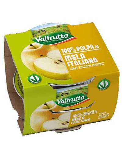 VALFRUTTA MOUSSE MELA 2X100 GR 200
