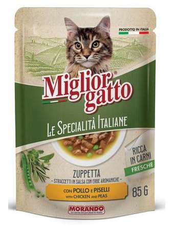 MIGLIORGATTO SPECIAL STRACCETTI POLLO GR 85