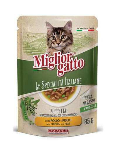 MIGLIORGATTO SPECIAL STRACCETTI POLLO GR 85