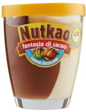 NUTKAO CREMA BICOLORE BICCHIERE RITA VT GR 200