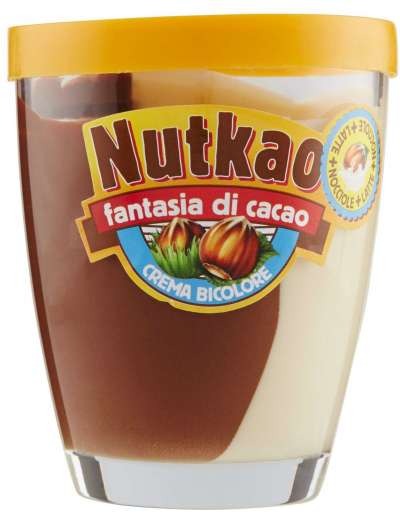 NUTKAO CREMA BICOLORE BICCHIERE RITA VT GR 200