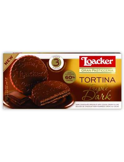 LOACKER TORTINA TRIPLE DARKGR 63