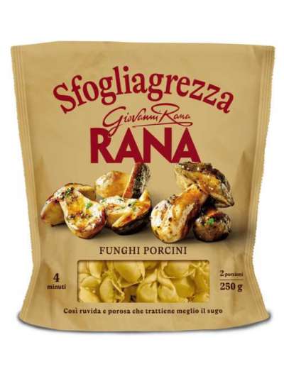 RANA SFOGLIAGREZZA FUNGHI PORCINI GR 250