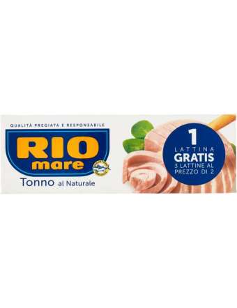 RIOMARE TONNO NATURALE 2+1X80GR 240