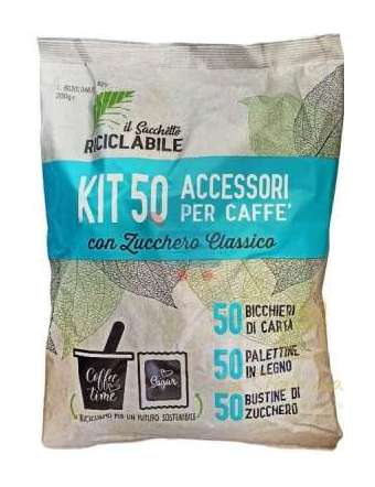 KIT 50 ACCESSORI PER CAFFE' PZ 1