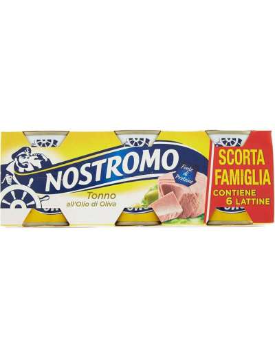 NOSTROMO O/OLIVA 6X60G TONNO GR 360