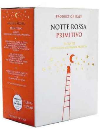 NOTTE ROSSA PRIMITIVO SALENTO IGP LT 3