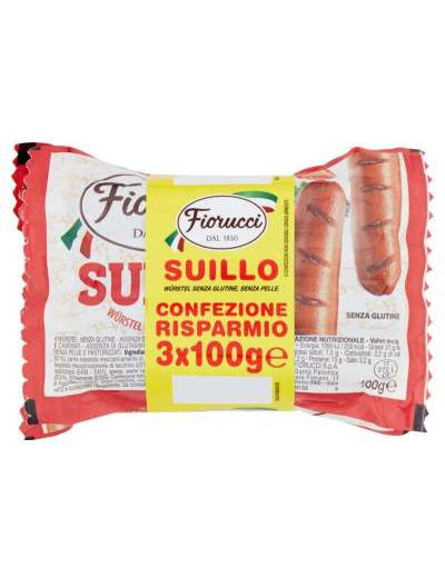FIORUCCI WURSTEL SUILLO MPK GR 100X3