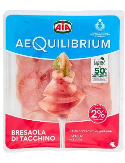 AIA AEQUILIBRIUM BRESAOLA DI TACCHINO GR 80