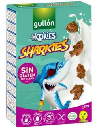GULLON HOOKIES SHARKIES SENZA GLUTINE GR 250