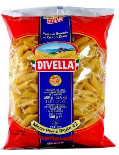 DIVELLA MEZZE PENNE RIGATE 42 GR 500