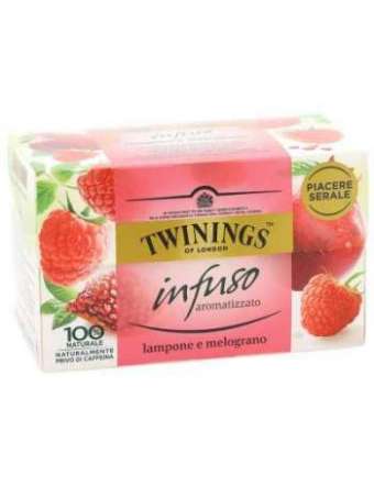TWININGS INFUSI LAMPONE E MELOGRANO 20 FILTRI