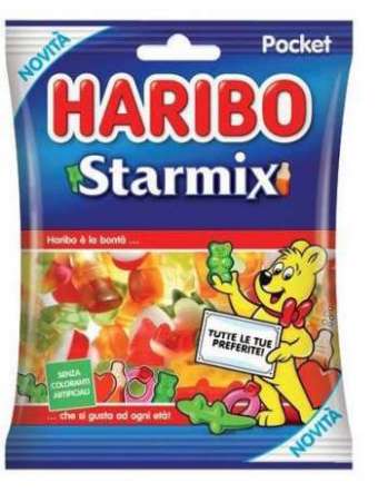 HARIBO CARAMELLE STARMIX GR 100