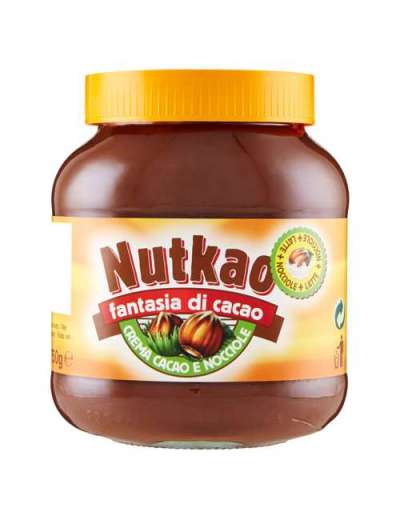 NUTKAO CREMA CACAO GR 750 VASO NEW