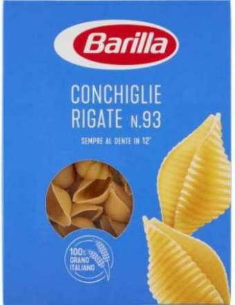 BARILLA CONCHIGLIE RIGATE 93 GR 500