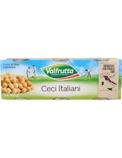 VALFRUTTA CECI GR 400X3 LATTINA