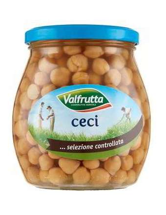VALFRUTTA CECI VETRO GR 580