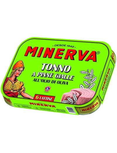 MINERVA TONNO OLIO DI OLIVA GR 70 X 6