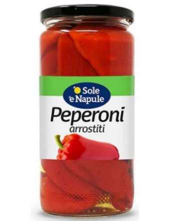 O SOLE E NAPULE PEPERONI ARROSTITI AL NATURALE GR 480