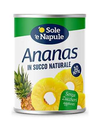 O SOLE E NAPULE ANANAS SENZA ZUCCHERI GR 565