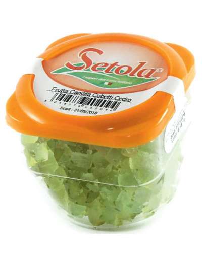 SETOLA FRUTTA CANDITA CEDRO CUBETT GR 100