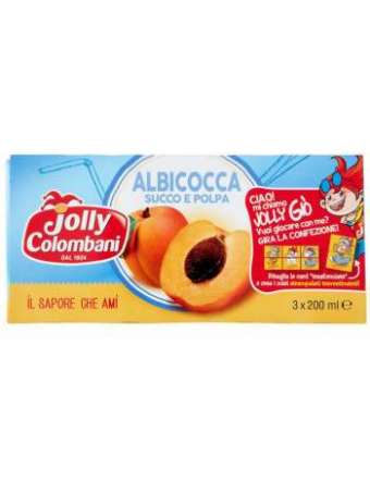 JOLLY COLOMBANI SUCCO ALBICOCCA ML 200X3