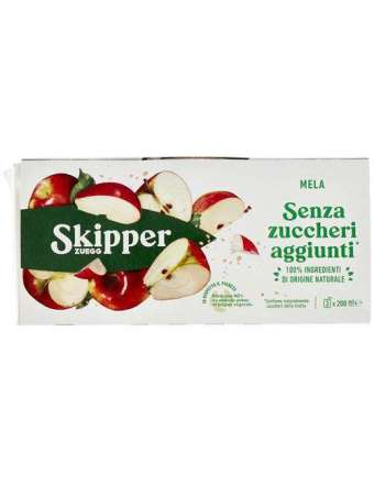 SKIPPER MELA SENZA ZUCCHERI ML 200X3