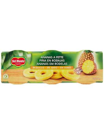 DEL MONTE ANANAS FETTE AL NAURAL.GR 220X3