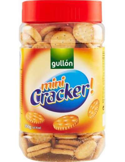 GULLON MINI CRACKERS BARATTOLO GR 350