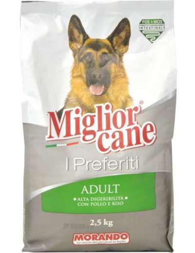 MIGLIORCANE PREFER.ADULT POLLO/RISO K2.5