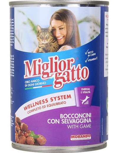 MIGLIORGATTO BOCC. SELVAGGINA GR 400