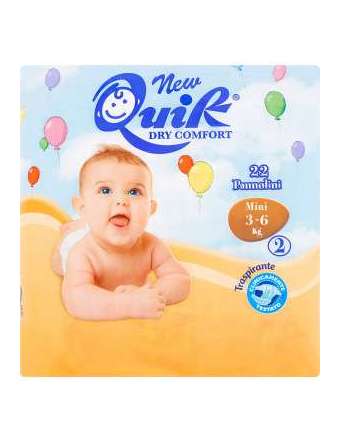 QUIK PANNOLINI NEW BORN 22 PZ 3