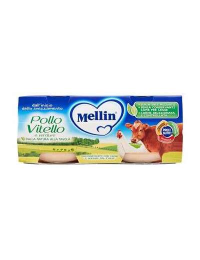 MELLIN OMO POLLO/VITELLO/VERDURE GR 80X2