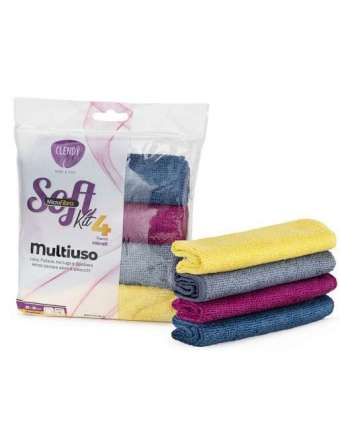 CLENDY MICROFIBRA X4 MULTIUSO 20X30CM